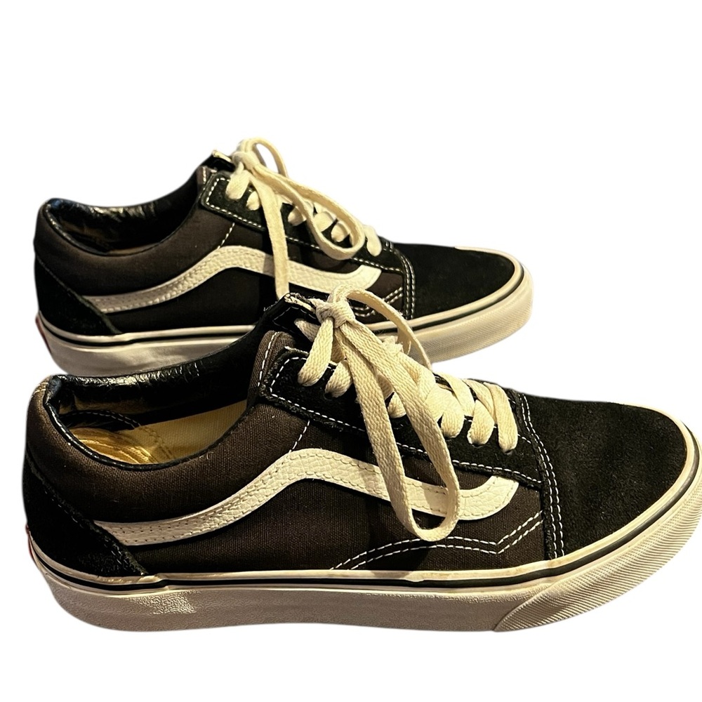 Vans Old Skool Core Shoes Black Suede & Canvas Men’s  7.5 / Woman 9.0 - Picture 6 of 9